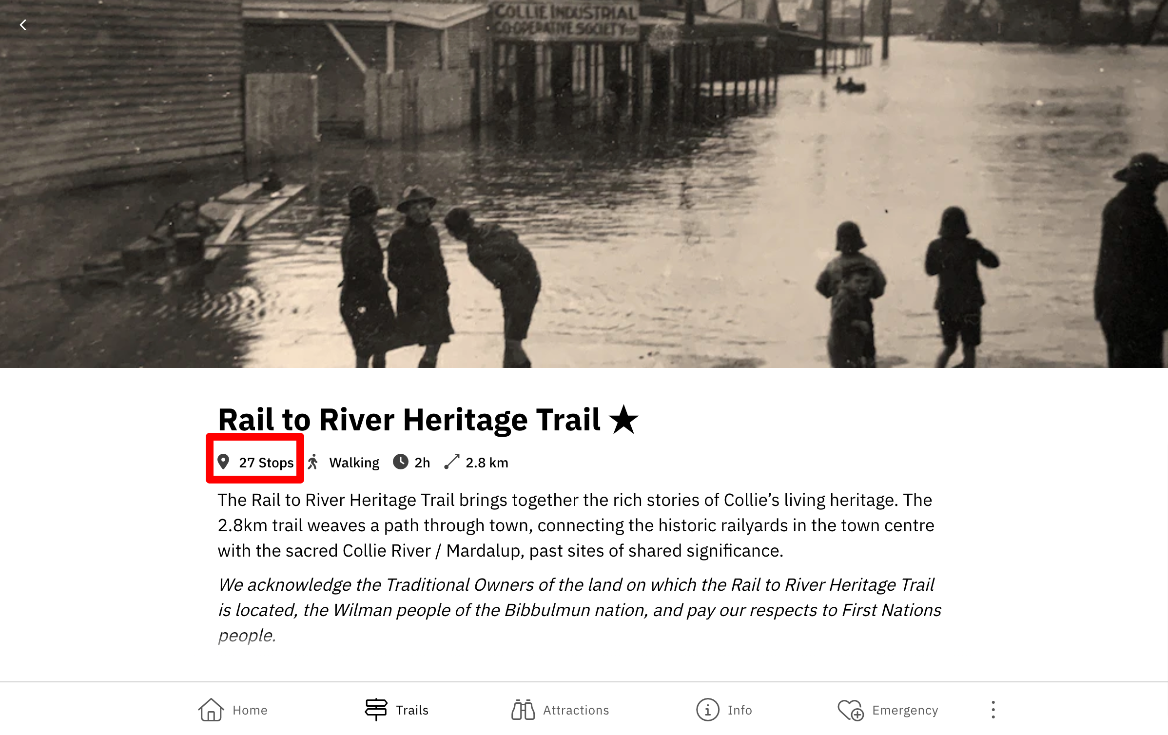 Rail to River Heritage Trail ★ - Collie Wambenger Trails.png